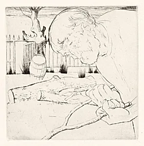 Le Sourcier (Water Diviner) [plate 5]