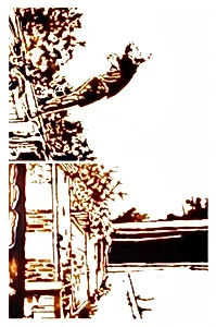 Leap into the Void, after Yves Klein