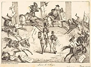 Leçon de Voltiges (Trick Riding) by Eugène Delacroix