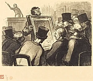 Les Amateurs de tableaux a l'hotel Bouillon