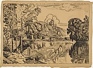 Les Andelys on a Summer Morning
