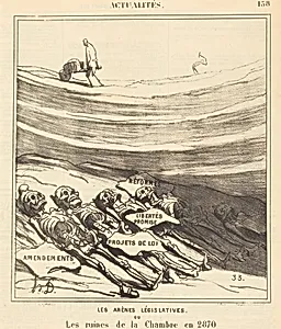 Les arènes législatives by Honoré Daumier
