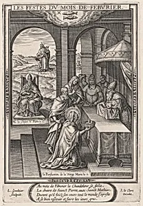Les Festes du mois de Feburier (February: the Purification of the Virgin)