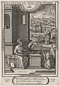 Les Festes du mois de Octobre (October: Saint Luke)