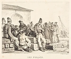 Les Forçats (The Convicts) by Horace Vernet