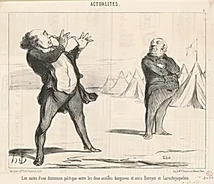 Les suites d'une discussion politique ... by Honoré Daumier