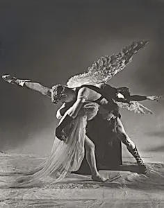Lew Christensen, William Dollar, and Daphne Vane in Balanchine's Staging of "Orpheus and Eurydice"
