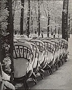 L'hiver au jardin du Luxembourg (Winter in the Luxembourg Gardens)