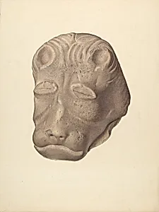 Lion's Head (one of pair)