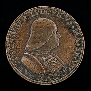 Lodovico Maria Sforza, called il Moro, 1452-1508, 7th Duke of Milan 1494-1500 [obverse]