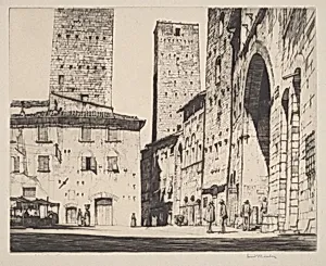 Loggia della Podesta, San Gimignano