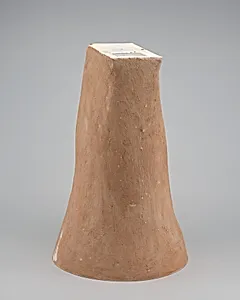 Lost-Wax Casting Display: investment mold with coating [eighth of ten steps]