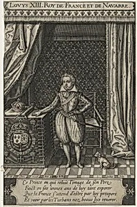 Louis XIII, King of France by Léonard Gaultier after Jacques Sébastien Le Clerc