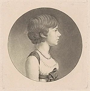 Louisa DuPonceau by Charles B. J. Févret de Saint-Mémin