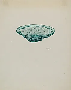Low Glass Dish
