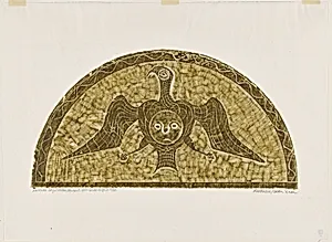 Lucinda Day from A Portfolio of Rubbings from Early American Stone Sculpture