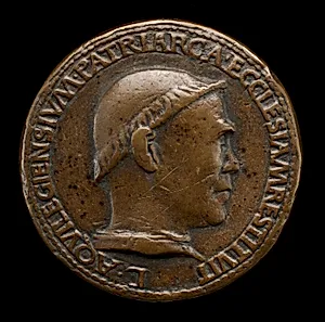 Ludovico Trevisan, also known as Ludovico Scarampi (Mezzarota), died 1465, Patriarch of Aquileia December 1439, Cardinal July 1440 [obverse] by Cristoforo di Geremia