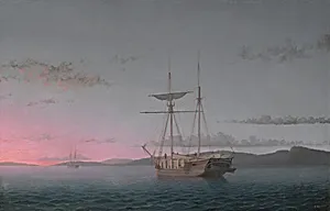 Lumber Schooners at Evening on Penobscot Bay