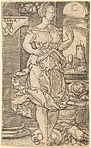 Luna by Heinrich Aldegrever