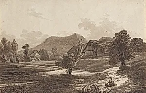 Lusatian Landscape with the Landeskrone Mountain