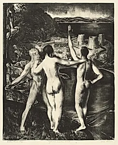 Lychnis and Her Sons by George Bellows