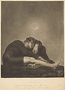 Lycidas by Frederick Christian Lewis I and Moses Haughton II after Henry Fuseli; published by Moses Haughton II