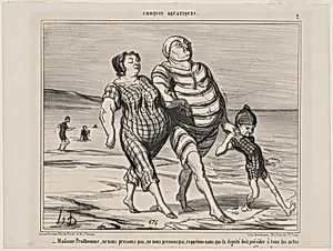Madame Prudhomme... by Honoré Daumier