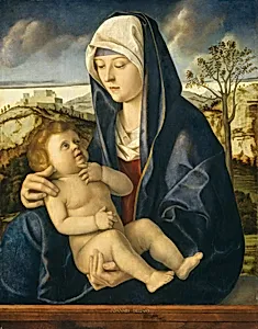 Madonna and Child in a Landscape