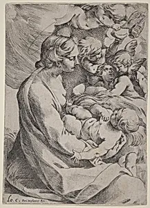 Madonna and Child with Angels