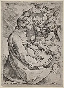Madonna and Child with Angels