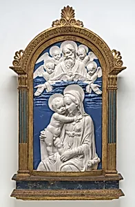 Madonna and Child with God the Father and Cherubim