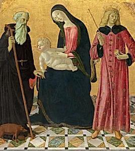 Madonna and Child with Saint Anthony Abbot and Saint Sigismund