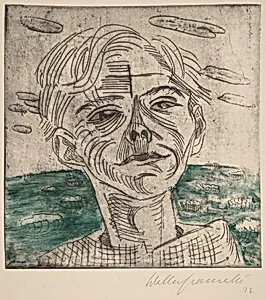 Man at the Sea, Self-portrait (Mann am Meer, Selbstporträt)