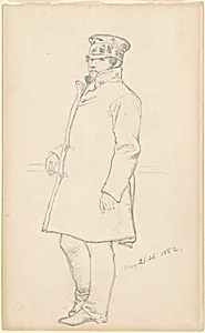 Man in Cap and Coat