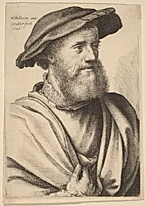 Man with Beard Looking Right (Hans Holbein?)