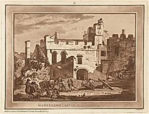 Manerbawr Castle from the Inward Court