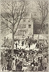Manifestation populaire du 27 Février pour fêter le 80 année de Victor Hugo