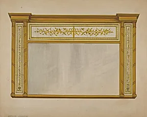 Mantel Looking Glass