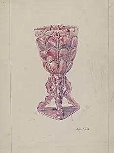 Marbleized Vase