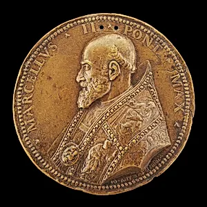Marcellus II (Marcello Corvino, 1501-1555), Pope 1555 [obverse]