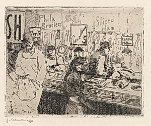 Marché à la Viande, New York (Meat Market, New York)
