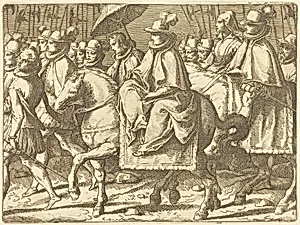 Margaret of Austria on Horseback
