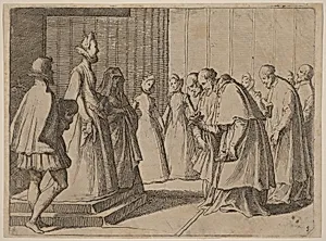 Margaret of Austria Receiving the Homage of Cardinals and Prelates