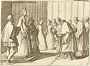 Margaret of Austria Receiving the Homage of Cardinals and Prelates