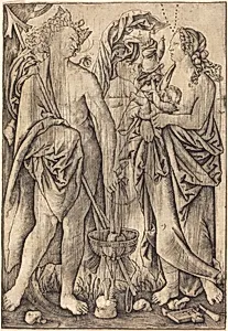 Mars and Venus (Mercury and Venus?)