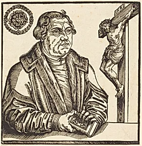Martin Luther, Half-Length to the Left with a Book in his Hands