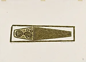 Mary Harvey from A Portfolio of Rubbings from Early American Stone Sculpture