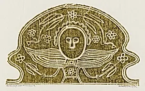 Mary Mervin from A Portfolio of Rubbings from Early American Stone Sculpture