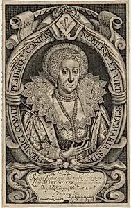 Mary Sidney, Countess of Pembroke by Simon de Passe