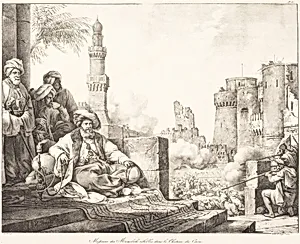 Massacre des Mameluks Rebelles dans le Château de Caire by Horace Vernet